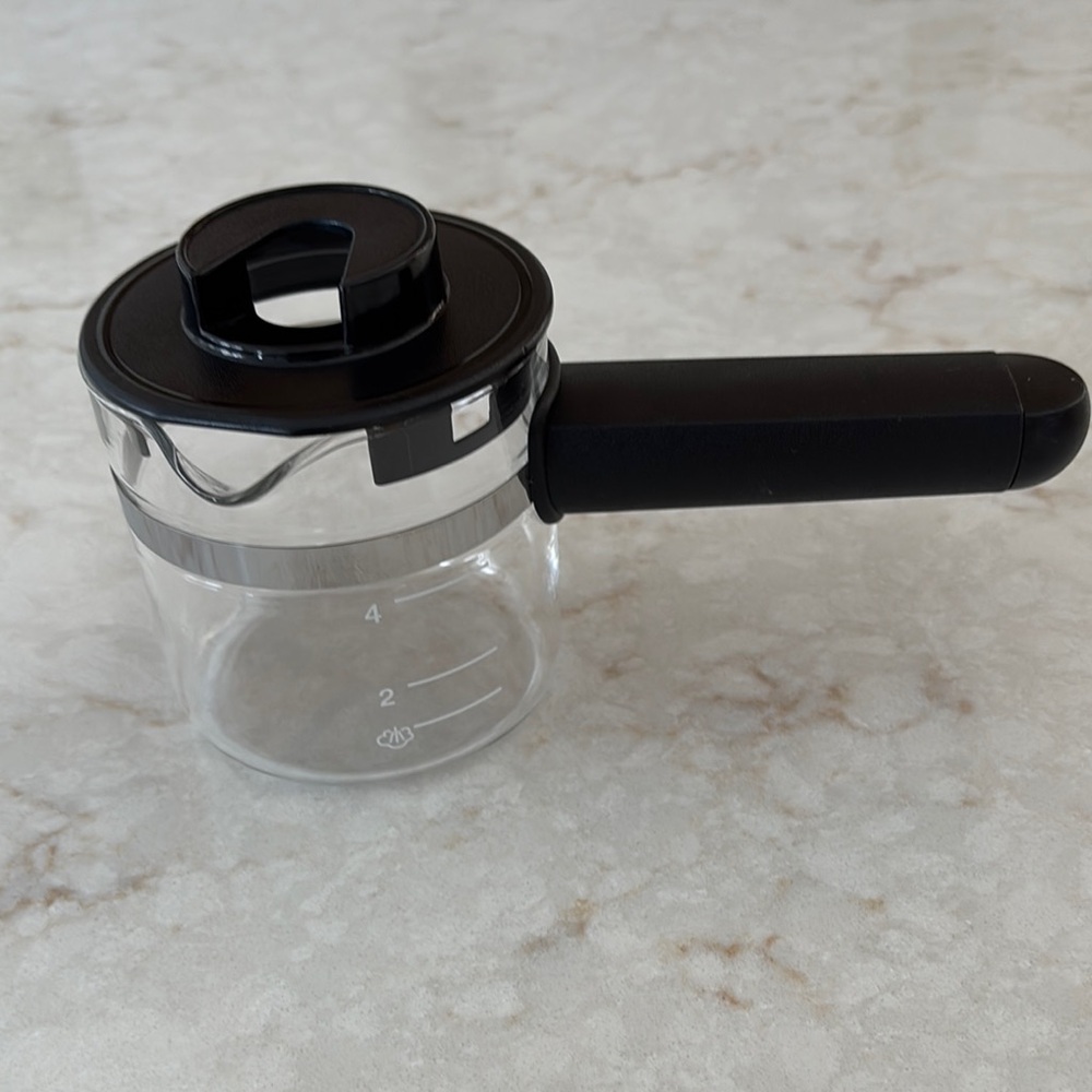 Black and Clear Espresso Pot